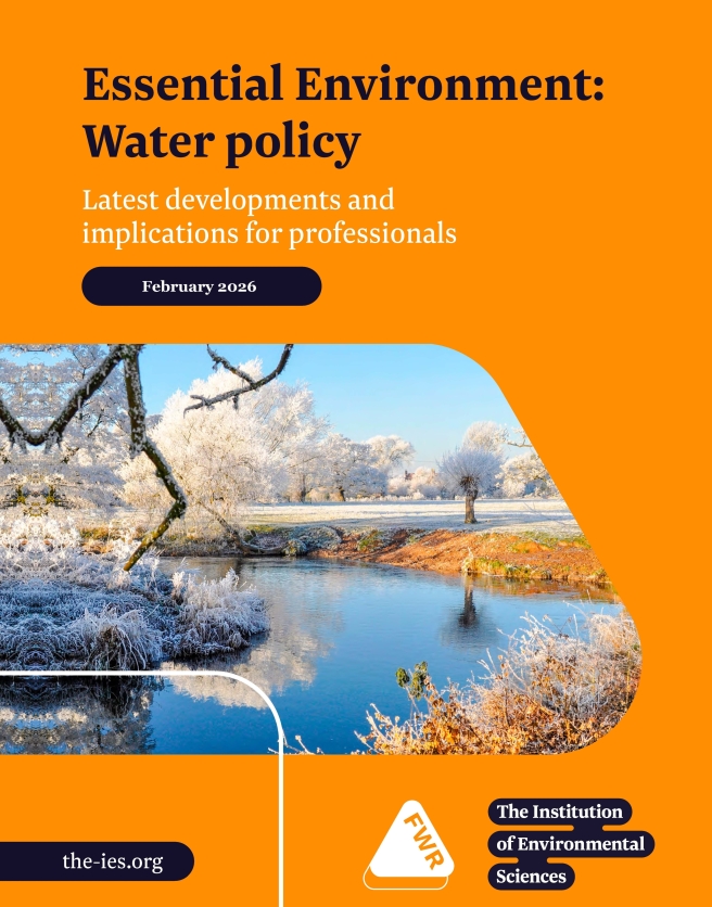 Cover of Water Horizon Scanning briefing