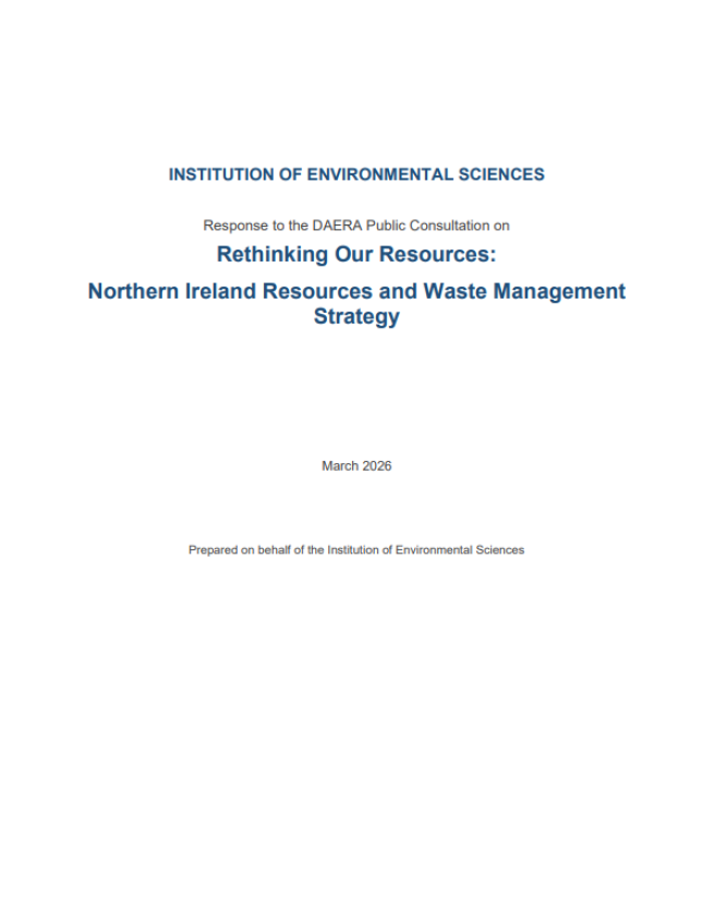 Cover of DAERA consultation response